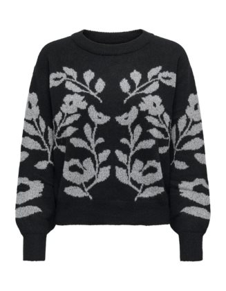 JDYHELGA L/S O-NECK FLOWER JAC