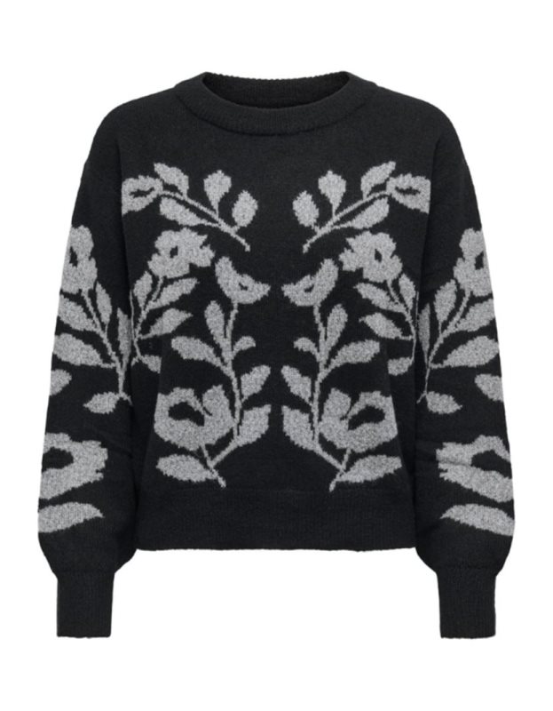 JDYHELGA L/S O-NECK FLOWER JAC