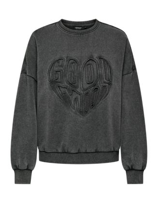 ONLLINDA L/S HEART O-NECK CS S