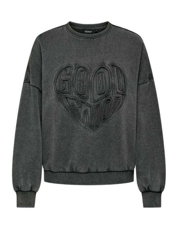 ONLLINDA L/S HEART O-NECK CS S