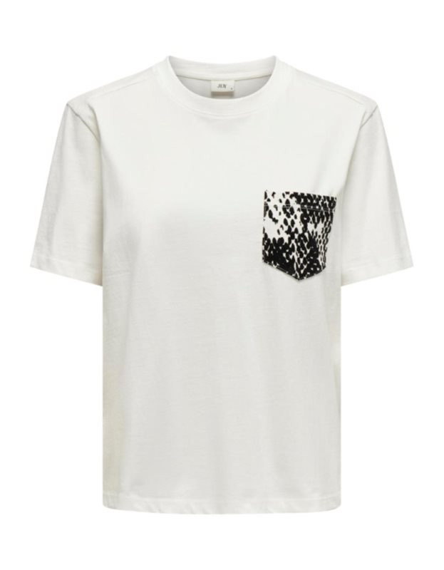 JDYPENNY S/S FLOCK PRINT TOP J