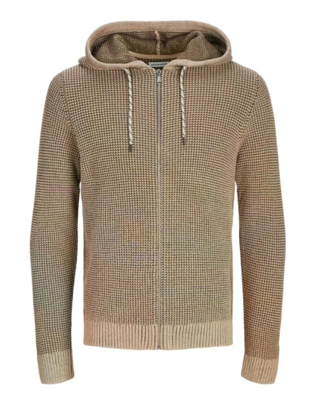 JJERIK KNIT ZIP HOOD