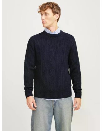 JPRBLUDIOGO CABLE KNIT LN STYD