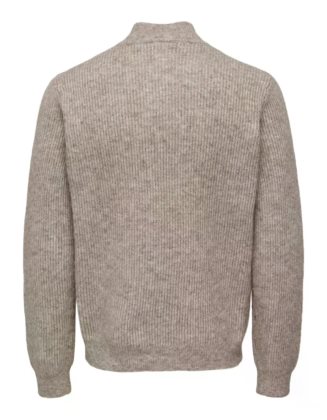 ONSTEGAN REG 5 WOOL HALF ZIP K