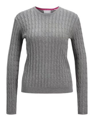 JXCARA COMFY CABLE CREW NECK K