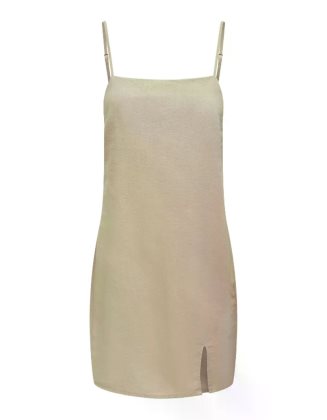 ONLCARO-JAKIRI LINEN BLEND DRE