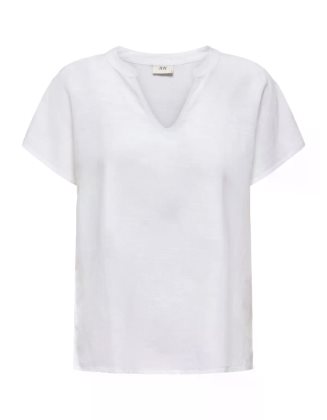 JDYCAYA LION LINEN S/S TOP WVN