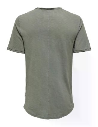 ONSBENNE LONGY V-NECK SS TEE