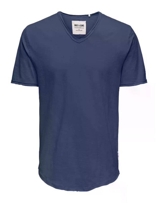 ONSBENNE LONGY V-NECK SS TEE
